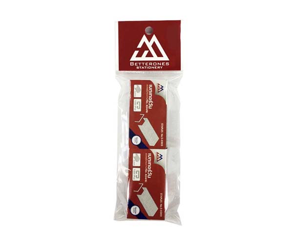 BETTERONES ลวดเย็บกระดาษ NO.24/6 หรือ 3 แพ็ค 1x2 รุ่น S-0303
