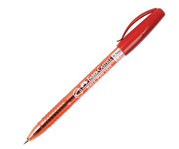 Faber-Castell ปากกาลูกลื่น 0.5 มม. สีแดง รุ่น 1423