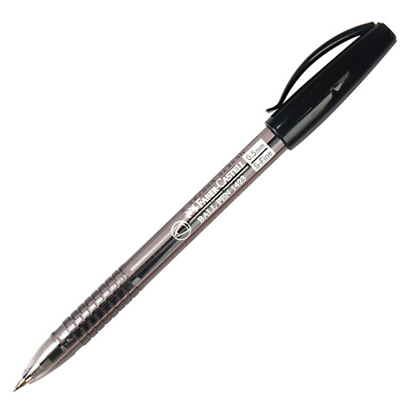 Faber-Castell ปากกาลูกลื่น 0.5 มม. สีดำ รุ่น 1423