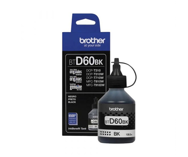 Brother  หมึกเติม สีดำ BT-D60BK