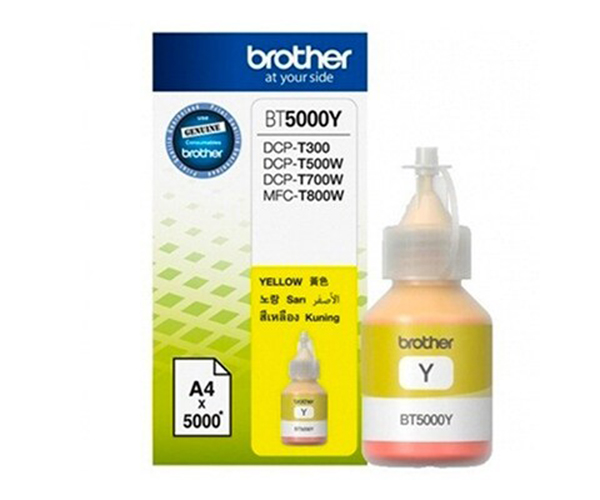 Brother  หมึกเติม สีเหลือง BT-5000Y