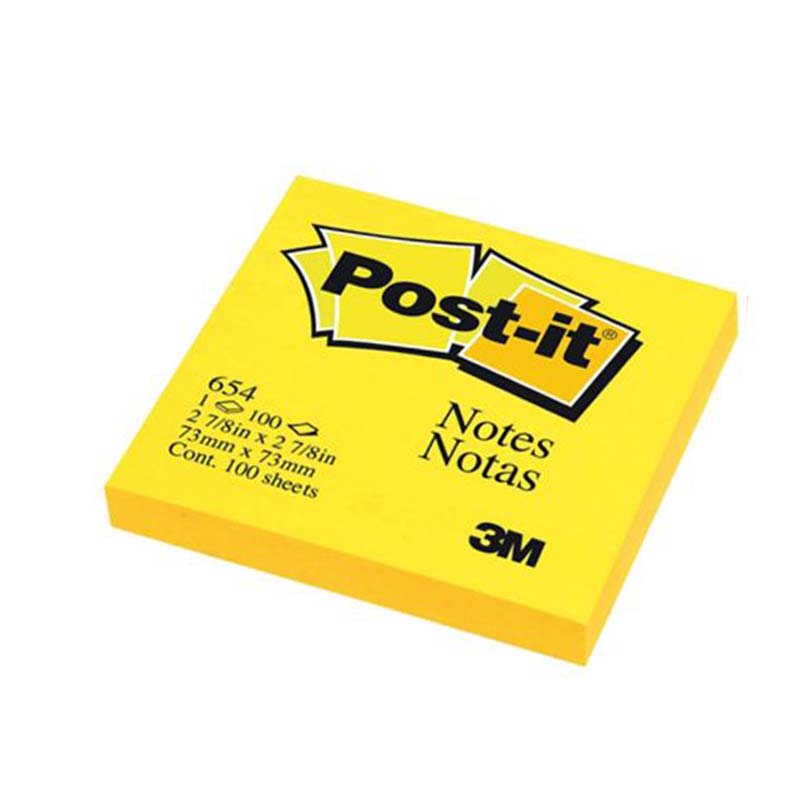 โพสต์-อิท โน้ต รุ่น 654 ขนาด 3\