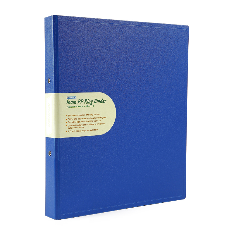 แฟ้ม 2 ห่วง PP Foam A4 รุ่น FO-22 คละสี