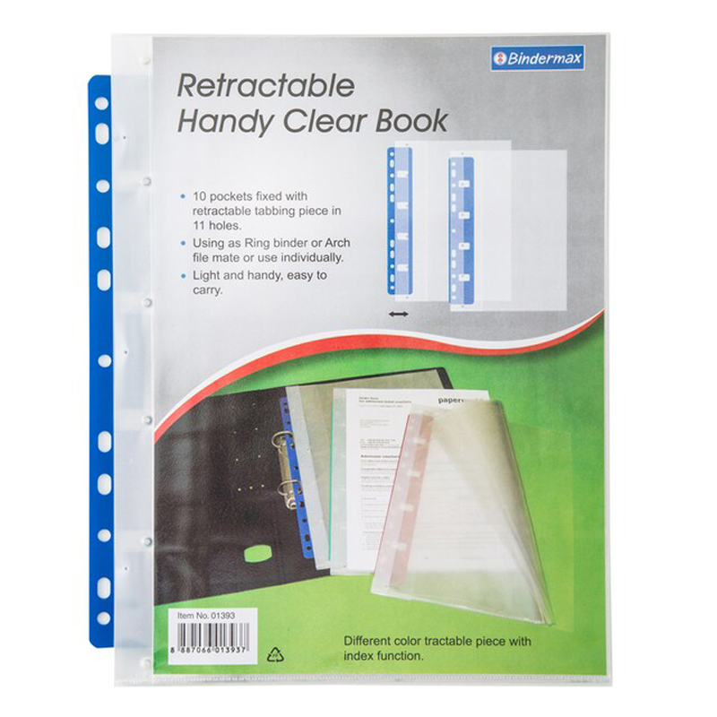 BINDERMAX ซองกระเป๋า 11 รู รุ่น 01393