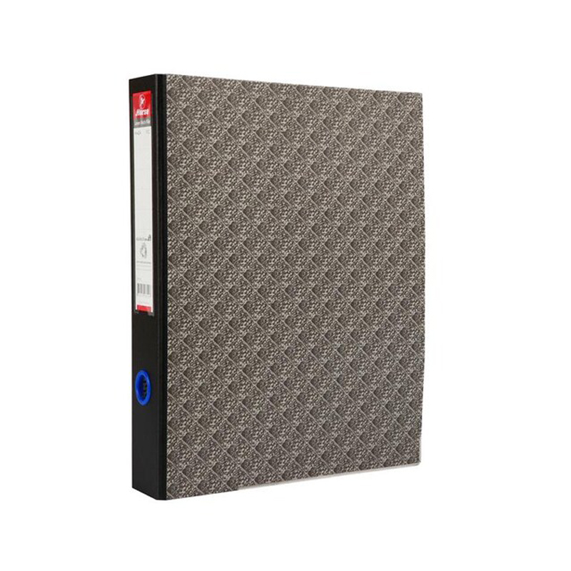 ม้า แฟ้มสันกว้าง 2 นิ้ว F4 รุ่น 424 สีดำ แพ็ค 1X6