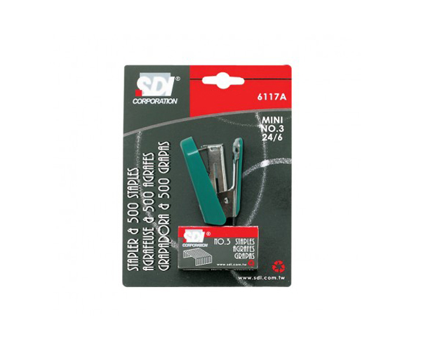 SDI เครื่องเย็บกระดาษพร้อมลวดเย็บNo.3 รุ่น 6117A