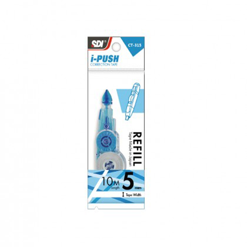 SDI รีฟิวส์เทปลบ ขนาด 5 มม.x 10มม.รุ่น CT-315R
