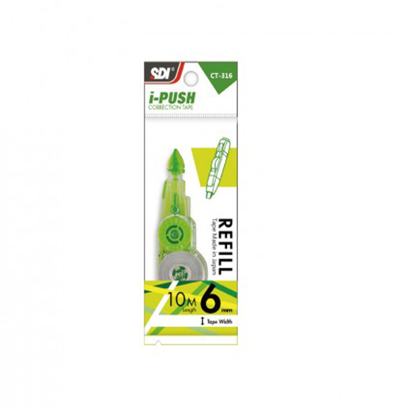 SDI รีฟิวส์เทปลบ ขนาด 6 มม.x 10มม.รุ่น CT-316R