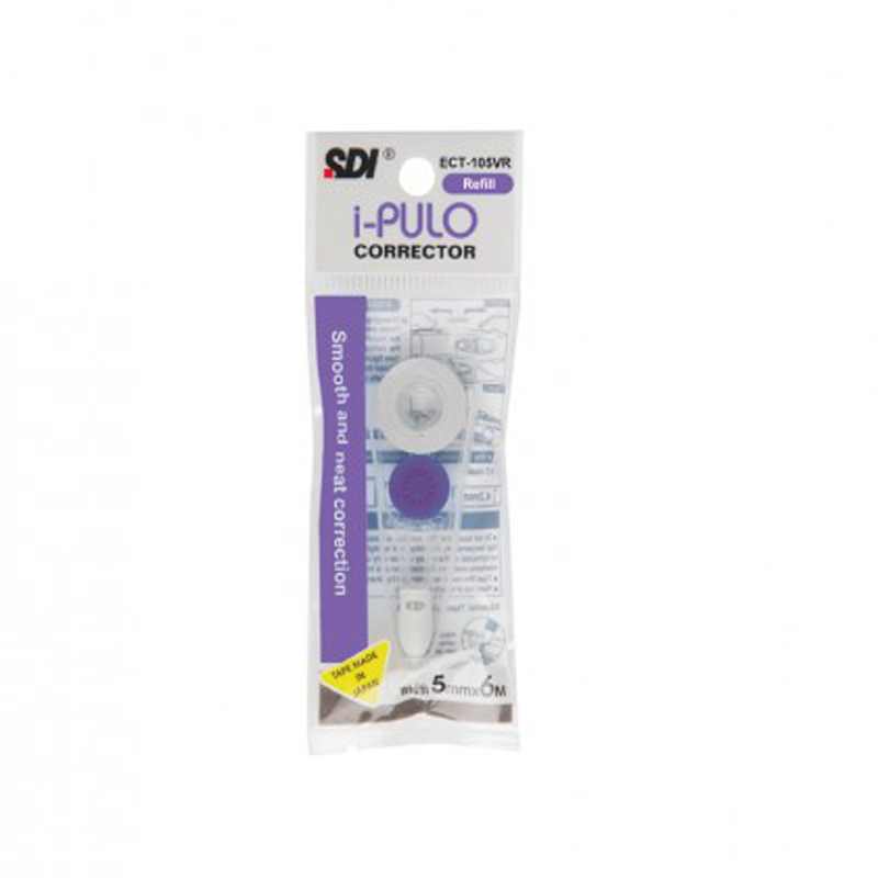 SDI รีฟิวส์เทปลบ ขนาด 5 มม x6ม.รุ่น ECT-105VR