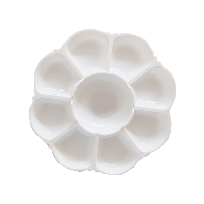 จานสีพลาสติก A 109 สีขุ่น