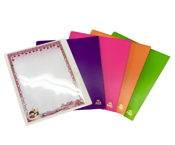 BETTERONES BINDER แฟ้มโชว์เอกสาร 20 ไส้ A4 มีปกสอด เติมไส้ไม่ได้ รุ่น BB-4013 คละสี