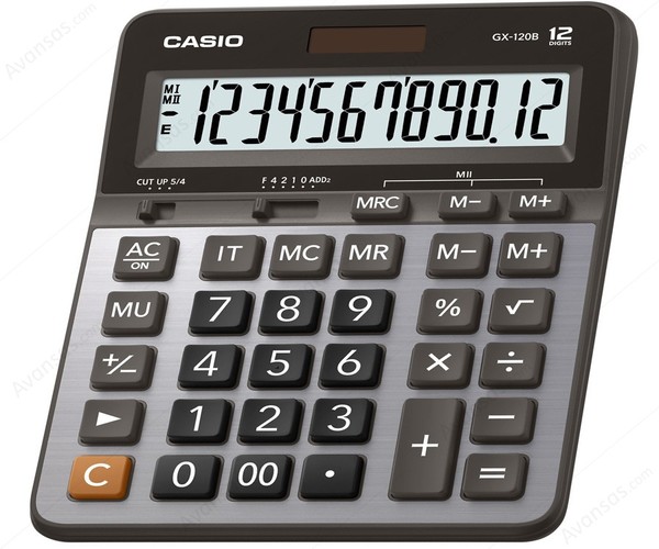 คาสิโอ เครื่องคิดเลข รุ่น GX-120B