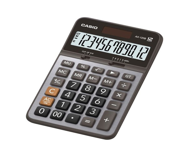 คาสิโอ เครื่องคิดเลข รุ่น AX-120B