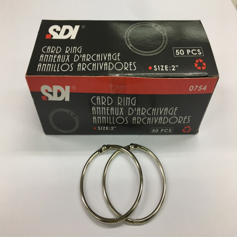 SDI ห่วงแฟ้ม 2 นิ้ว รุ่น 0754 แพ็ค 1X50