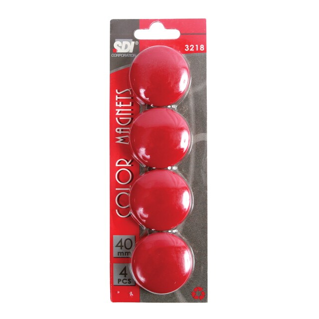 SDI เม็ดแม่เหล็ก รุ่น 3218 สีแดง