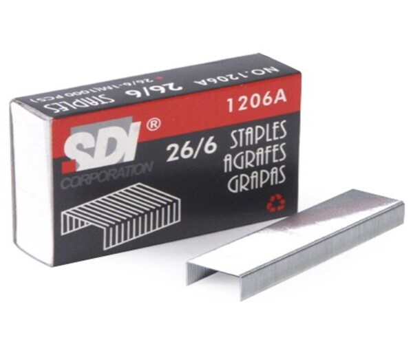 SDI ลวดเย็บกระดาษ NO.26/6  รุ่น 1206A