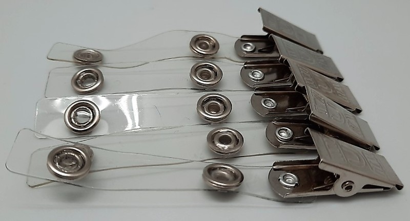 วิน คลิปหนีบบัตรโลหะ ใส แพ็ค 100 ชิ้น