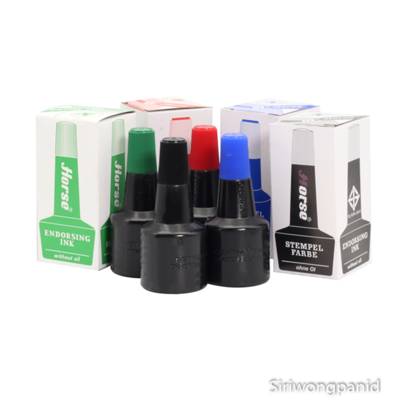 ม้า หมึกเติมแท่นพิมพ์ 28 cc