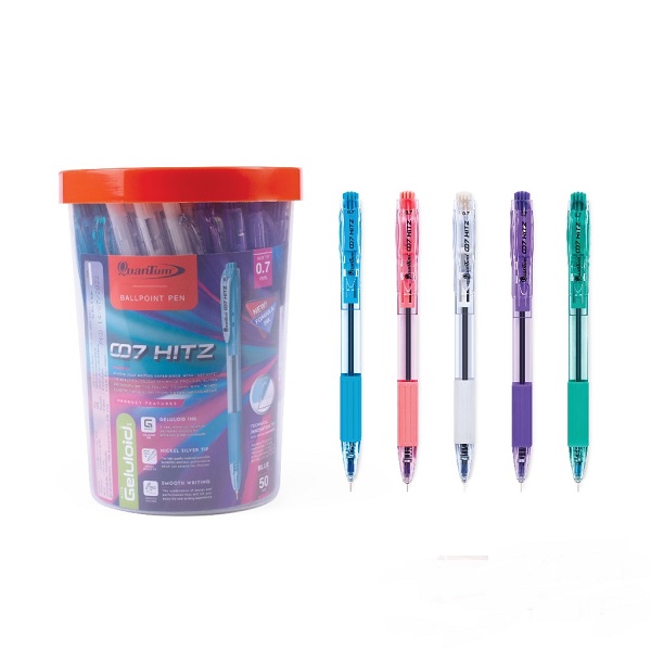 กระป๋อง 50 ด้าม สีน้ำเงิน