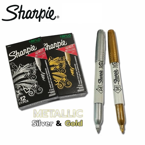 Sharpie Metallic Gold&Silver marker