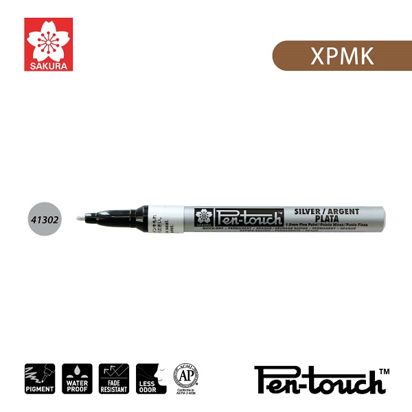 MARKER 1.0 MM. สีเงิ