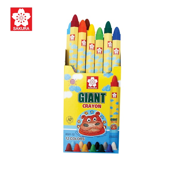 สีเทียน GIANT XGY 12 สี