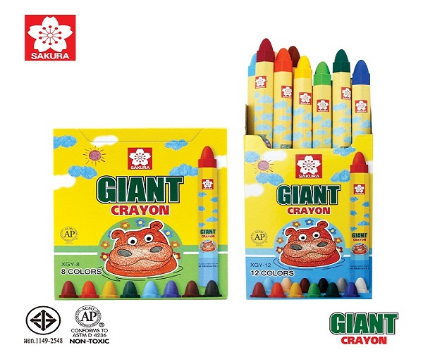 SAKURA สีเทียน GIANT XGY