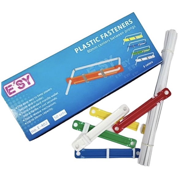 ลิ้นแฟ้ม พลาสติก คละสี