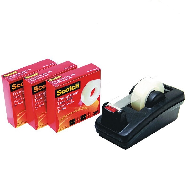 Scotch® เทปใส รุ่น 600 แกน 1 นิ้ว 36 หลา