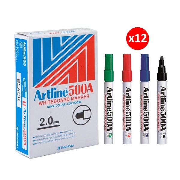 Artline ปากกาไวท์บอร์ด รุ่น 500A หัวกลม