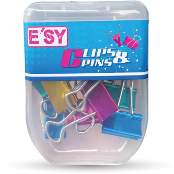 คลิปหนีบสีเมทัลลิด อีซี่ No.E-412