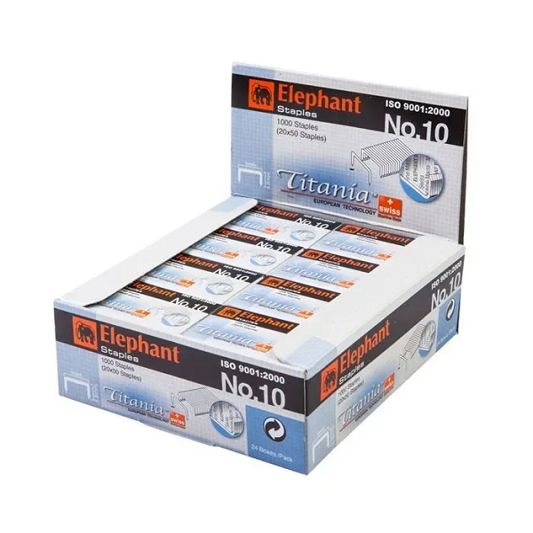 ช้าง ลวดเย็บ No.10 ไททาเนียม