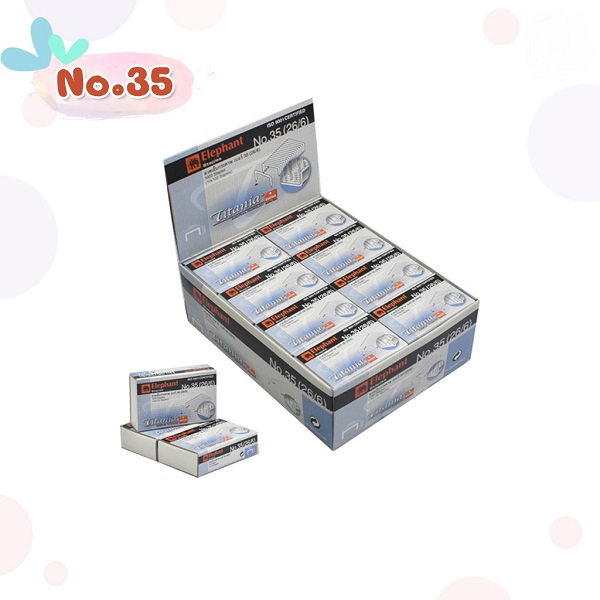 ช้าง ลวดเย็บ No.35 ไททาเนียม