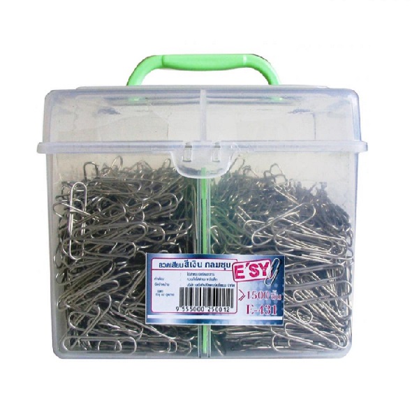 อีซี่  ลวดเสียบ 33 มม.สีเงิน  No.E-431