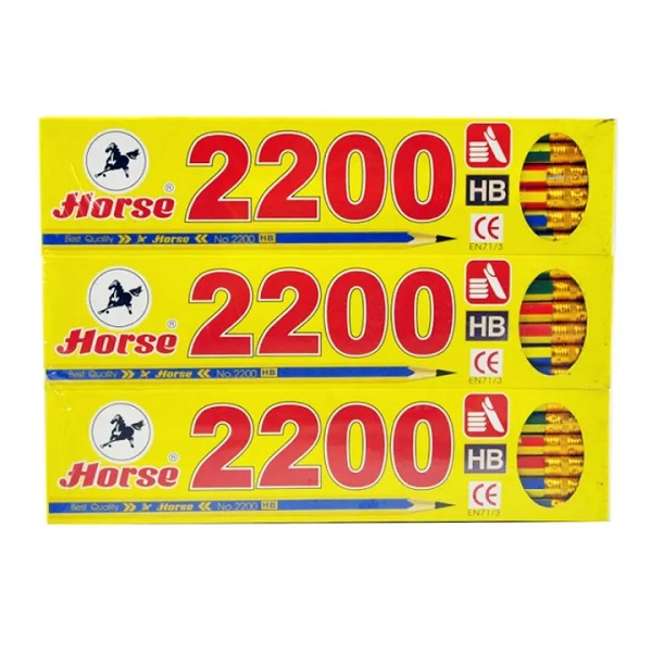 ตราม้า ดินสอเหลี่ยม No.H-2200 HB