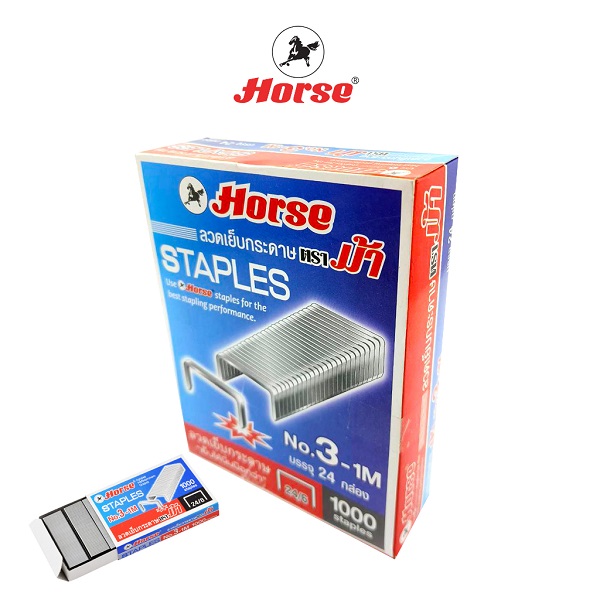 ลวดเย็บกระดาษ No.3-1M (1x24)