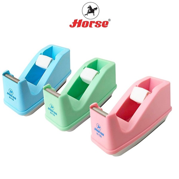 ตราม้า แท่นตัดเทป No.H-16 สีพาสเทล