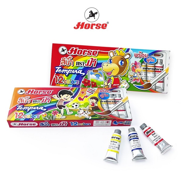 ตร้าม้า สีน้ำ 12สี