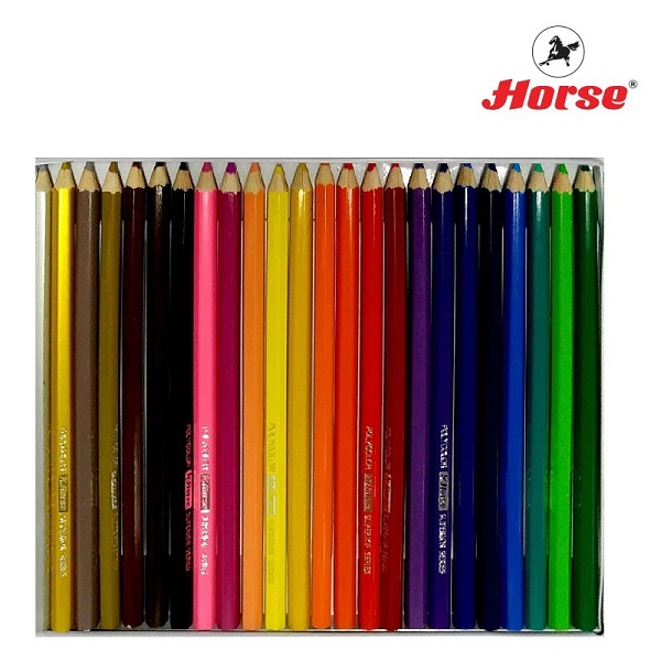 ดินสอสีไม้ยาว 24 สี กล่องเหล็ก