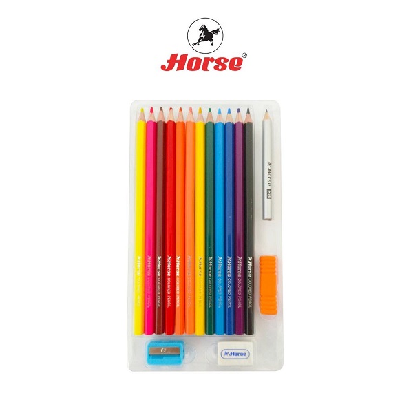 ดินสอสีไม้ยาว 12 สีรุ่น Brilliant Colors