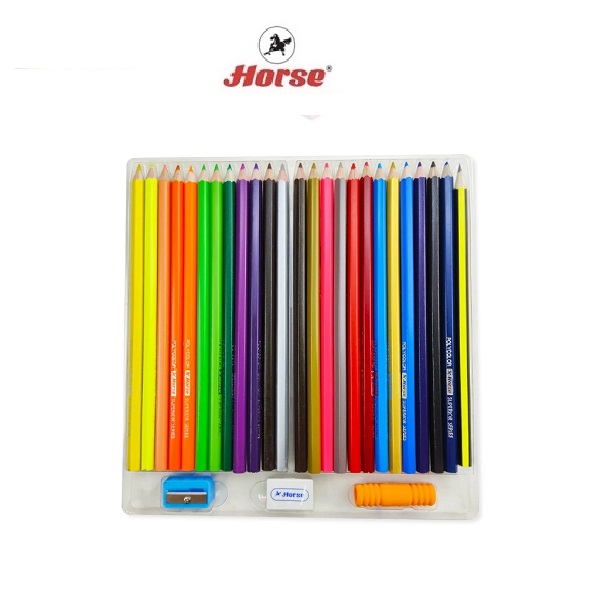 ดินสอสีไม้ยาว 24 สีรุ่น Brilliant Colors