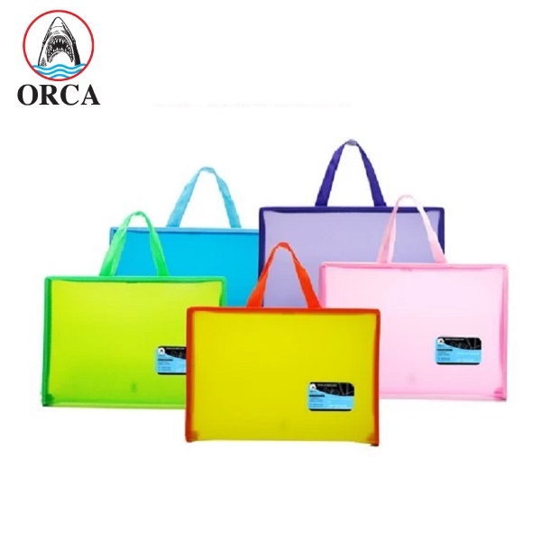 ORCA กระเป๋าซิป พลาสติก F4 No. A1-U