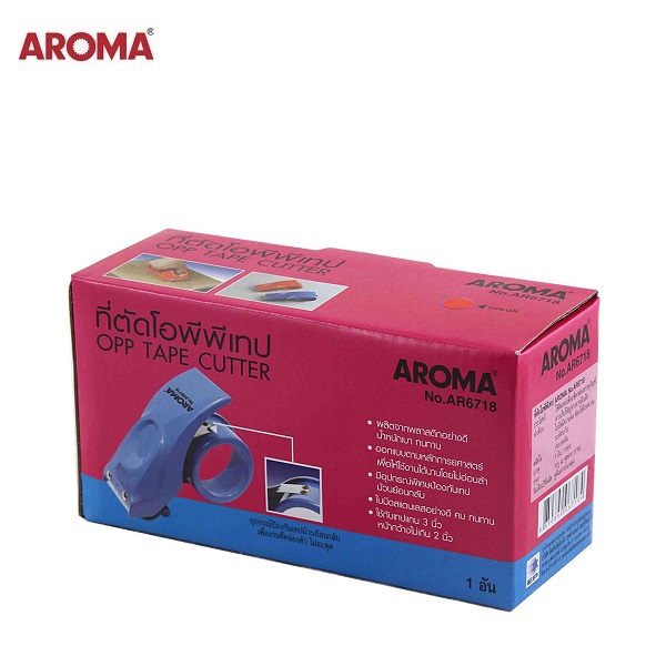 AROMA แท่นตัดเทปโอพีพี AR-6718 พลาสติก