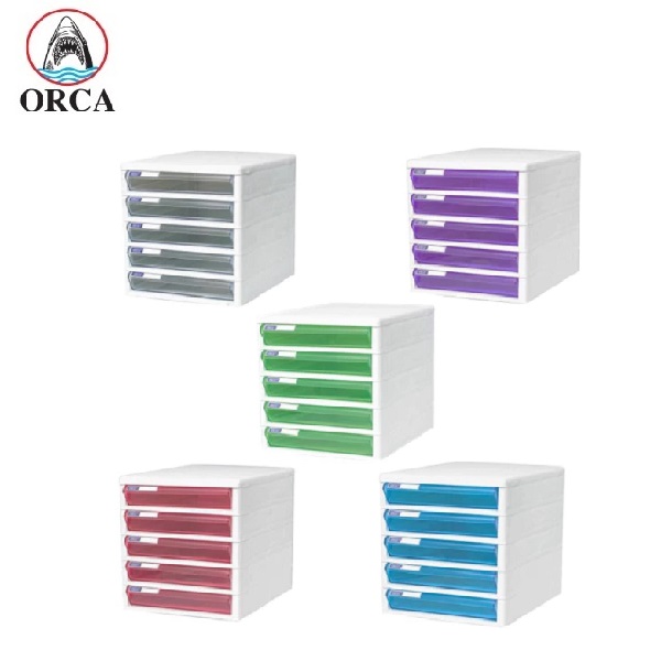 ORCA ตู้เอกสาร โครงขาว ลิ้นชักTCB-5