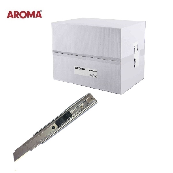 AROMA  มีดคัตเตอร์ SILVER-41