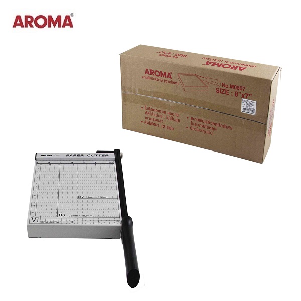 AROMA แท่นตัดกระดาษฐานโลหะ M0807