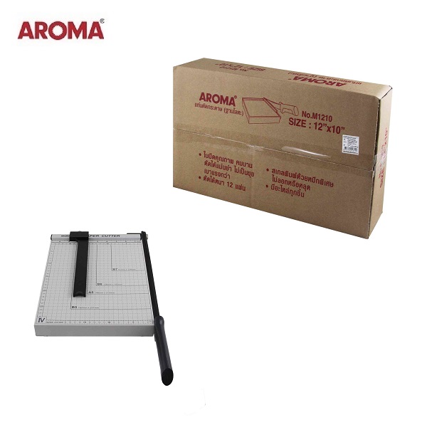 AROMA แท่นตัดกระดาษฐานโลหะ  M1210