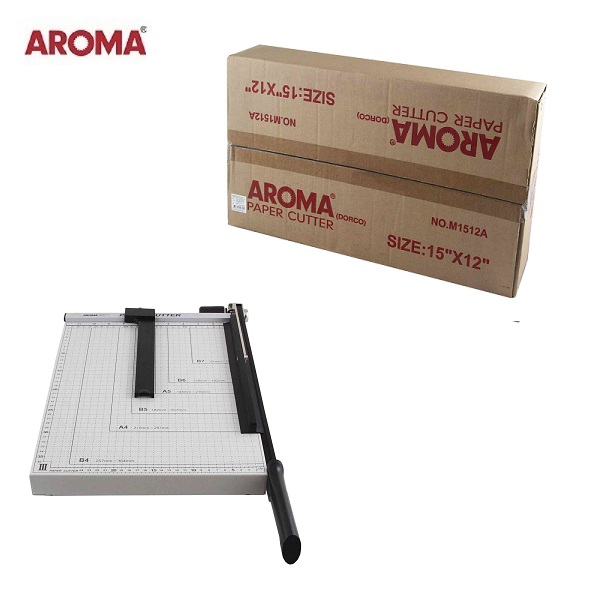 AROMA แท่นตัดกระดาษฐานโลหะ  M1512A