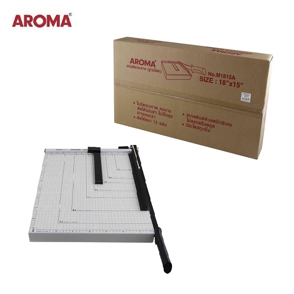 AROMA แท่นตัดกระดาษฐานโลหะ  M1815A