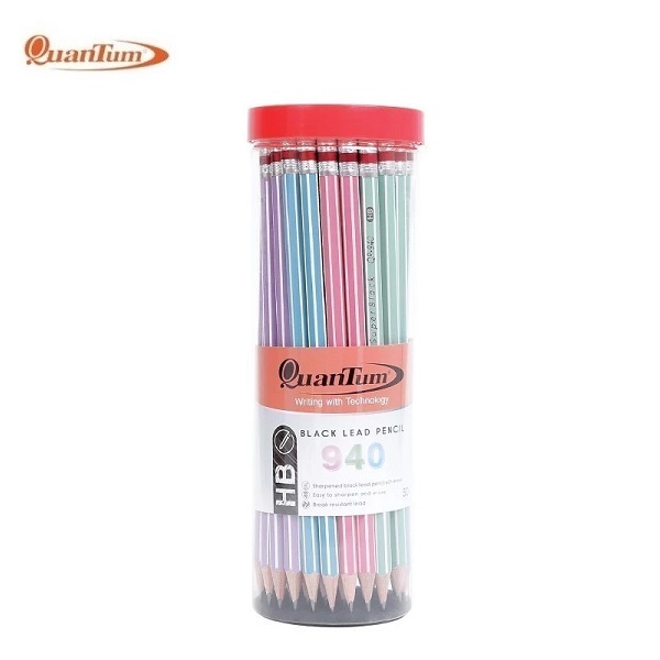 Quantum ดินสอดำ HB QP940 (50แท่ง)